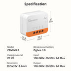 SONOFF ZBMINI Extreme Zigbee Smart Switch | ZBMINIL2