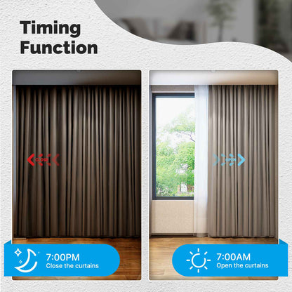 وحدة مفتاح ستائر ذكية Zigbee (Mini) – تحكم عبر التطبيق + تحكم صوتي