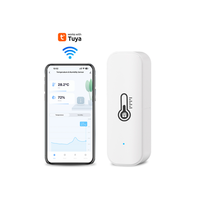 مستشعر درجة الحرارة والرطوبة الذكي نظام Tuya Wi-Fi