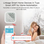 هەستەوەری زیرەکی پلەی گەرمی و شێ - سیستەمی Zigbee - Tuya