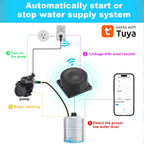 Tuya Zigbee Ultrasonic Liquid Level Sensor – Accurate Water Tank Monitoring 