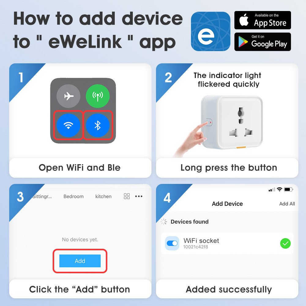 بلك ذكي يتحمل ١٦ امبير واي فاي تحكم عن بعد عن طريق تطبيق EWELINK - SMARTIFY