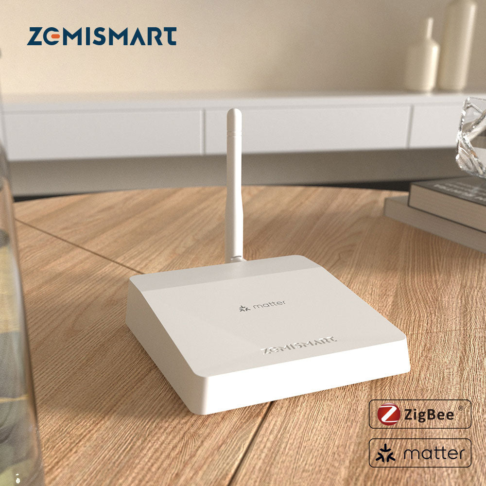 هاب (M6) زیرەکی تویا بە سیستەمی (ZIGBEE, MATTER)، ئاماژەیەکی بەهێز و داپۆشینی گشتگیر.