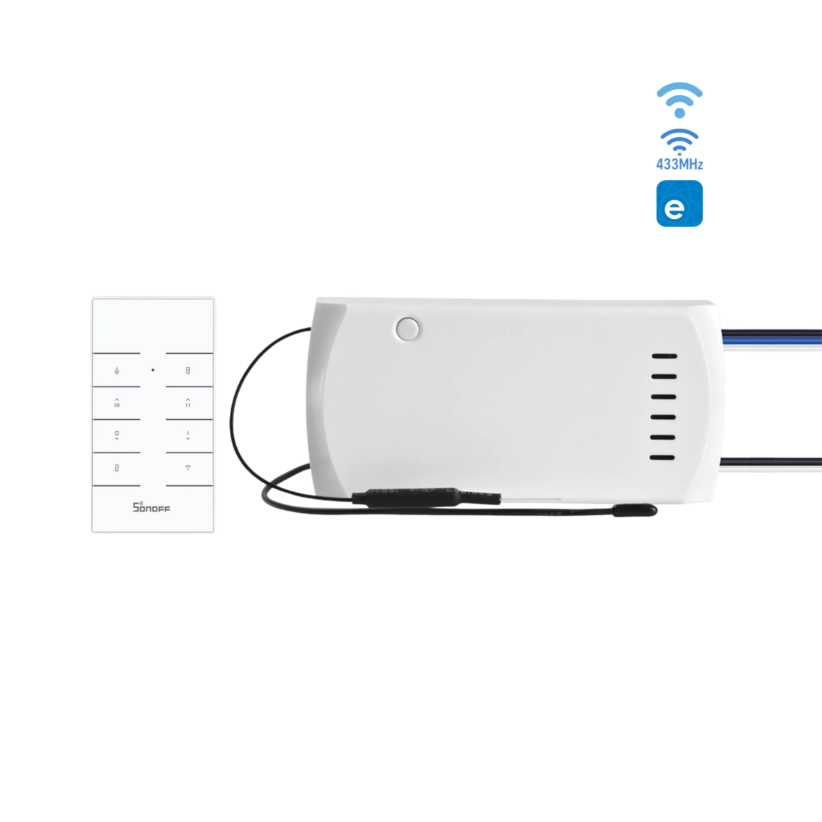 وحدة تحكم سونوف iFan04 الذكية بمروحة السقف والإضاءة بتقنية (Wi-Fi) مع ريموت تحكم