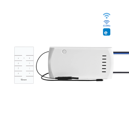 وحدة تحكم سونوف iFan04 الذكية بمروحة السقف والإضاءة بتقنية (Wi-Fi) مع ريموت تحكم