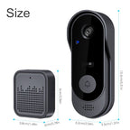 جرس باب ذكي بالفيديو بدقة 720P مع تحكم لاسلكي ومقاوم للماء IP65 - SMARTIFY