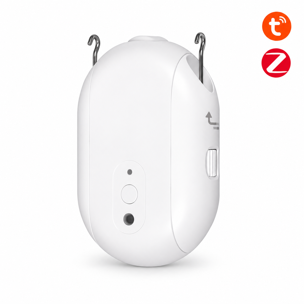 روبوت ستائر MOES Zigbee ببطاريات AA — بدون قاعدة القضيب