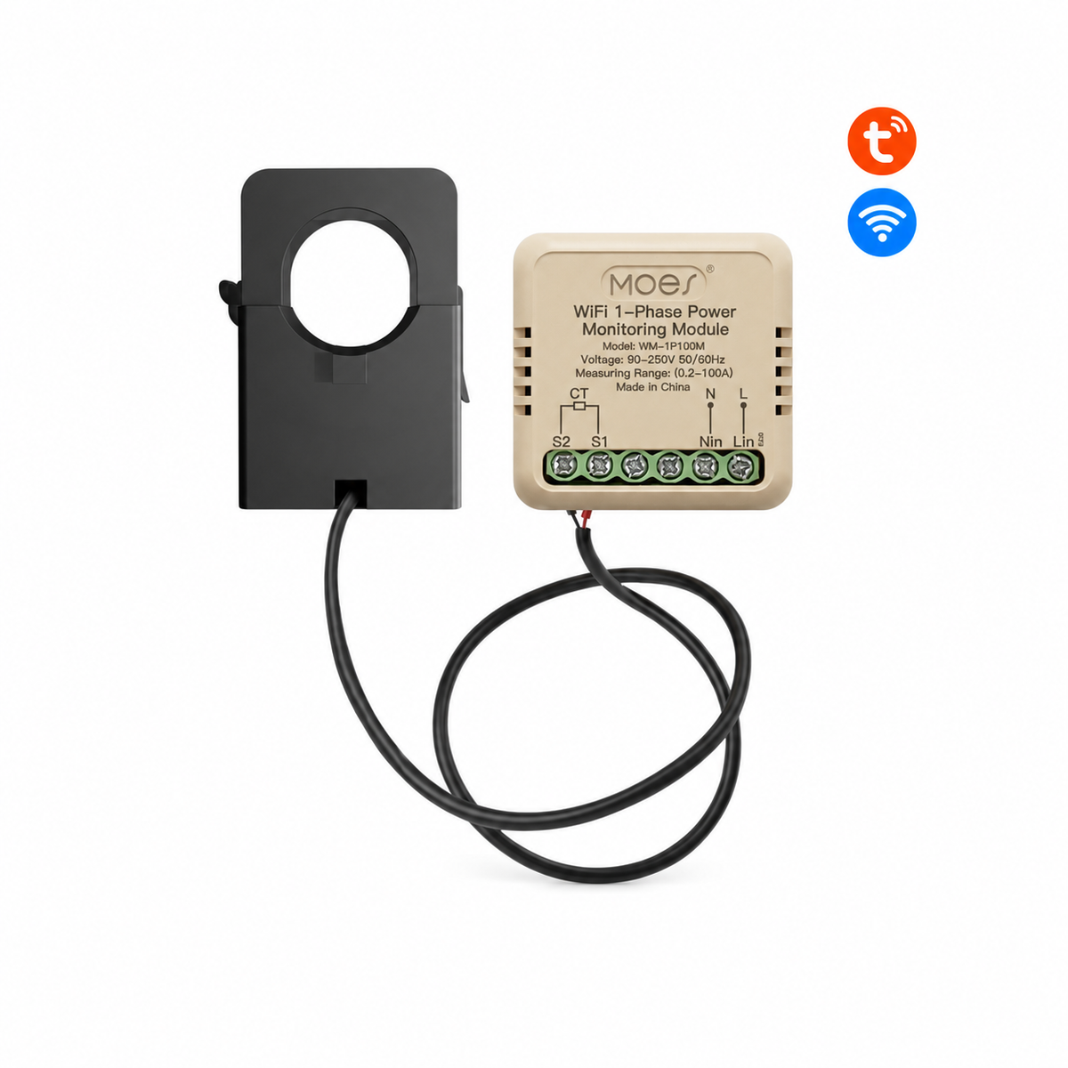 MOES WM-1P100M Wi-Fi — صورة معدلة لنسخة واي فاي