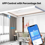 روبوت الستائر MOES ZC-RB01-A-MS Zigbee يعمل بثلاث بطاريات AA