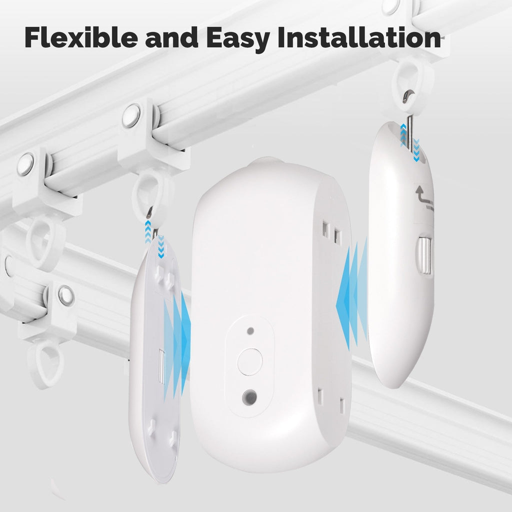 روبوت الستائر MOES ZC-RB01-A-MS Zigbee يعمل بثلاث بطاريات AA