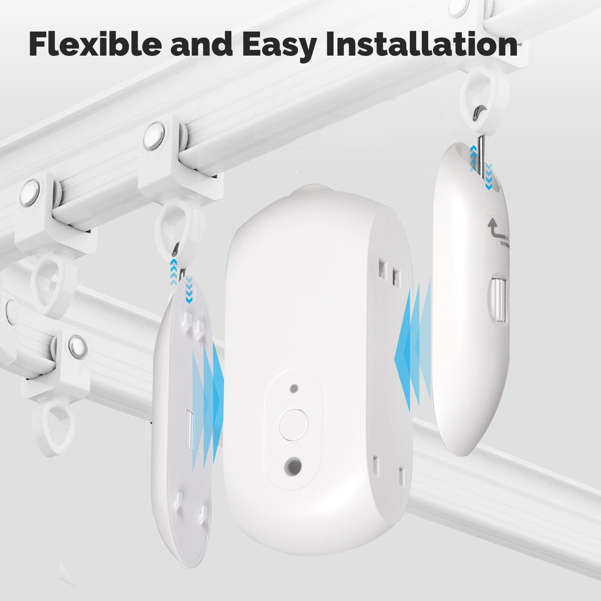 روبوت الستائر MOES ZC-RB01-A-MS Zigbee يعمل بثلاث بطاريات AA