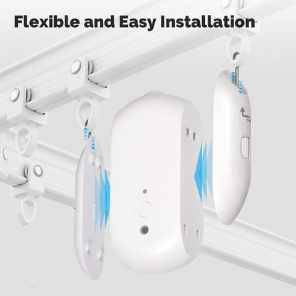 روبوت الستائر MOES ZC-RB01-A-MS Zigbee يعمل بثلاث بطاريات AA