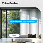 روبوت الستائر MOES ZC-RB01-A-MS Zigbee يعمل بثلاث بطاريات AA
