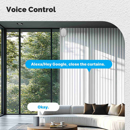 روبوت الستائر MOES ZC-RB01-A-MS Zigbee يعمل بثلاث بطاريات AA