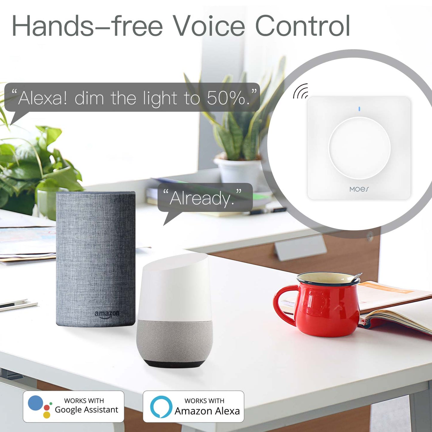 مفتاح ذكي للتعتيم دوار نظام zigbee تطبيق tuya-smart life
