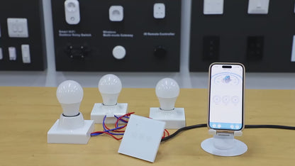 سوج جداري ذكي لمس Zigbee 3.0 بزجاج مُقوّى (1/2/3/4 زر) – EU 86mm – يحتاج سلك N – يعمل مع Smart Life/Alexa/Google