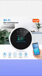 حساس تسرب الغاز الذكي بشاشة ملونة Wi-Fi — PST-GS21