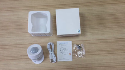 حساس حركة WIFI ذكي (بطاريتان CR123A ×2 أو USB) نظام تويا او سمارت لايف