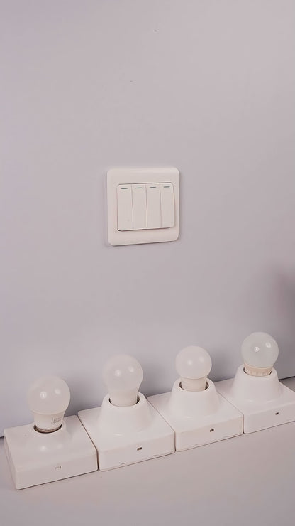 مفتاح التحكم الذكي Moes Wi-Fi - متوافق مع Tuya و Smart Life بـ 1 أو 2 أو 3 أو 4 مخارج