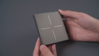 مفتاح لمس ذكي Wi-Fi بسطح مطفي (Matte) مع اهتزاز لمسي وإضاءة خلفية – MOES Star Feather (1/2/3/4 مخارج، يعمل مع Tuya/Smart Life ويدعم Alexa/Google)