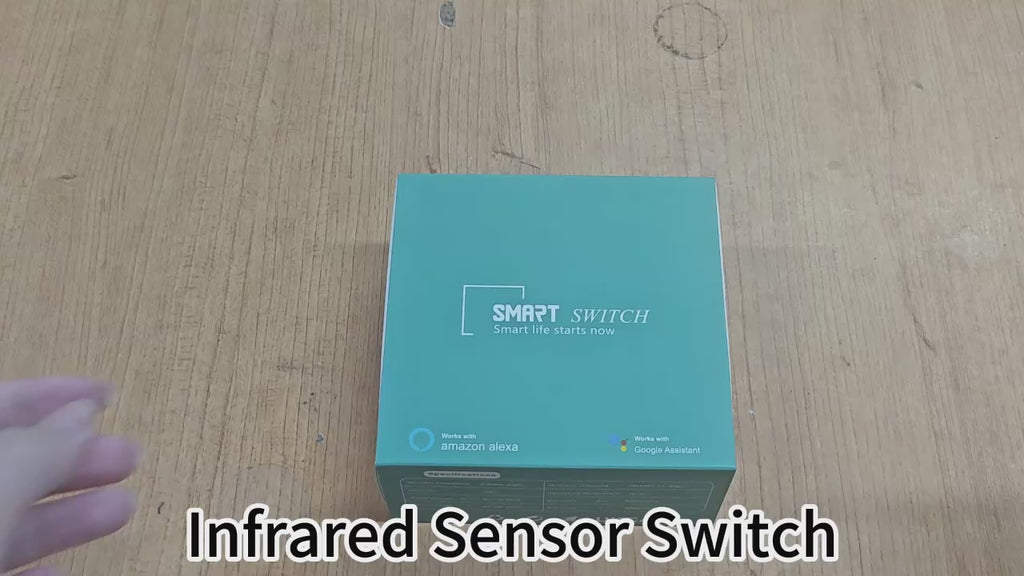 Wi-Fi Infrared Sensor Switch — Non-contact Wave-to-Open Smart Life/Tuya App