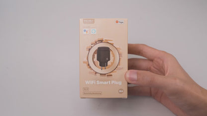 مقبس ذكي مقاوم للماء 16A WiFi مع مراقبة الطاقة وتحكم عن بعد - متوافق مع Tuya و Smart Life و Alexa