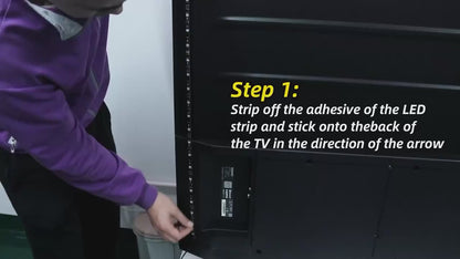 نظام الإضاءة الخلفية المتزامن الذكي  للشاشات 55-65 بوصة تطبيق TUYA  -سمارت لايف