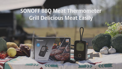 مقياس سونوف الذكي لدرجة حرارة لحوم الشواء والطبخ (BBQ) مع ميزة المراقبة الدقيقة | BMT01