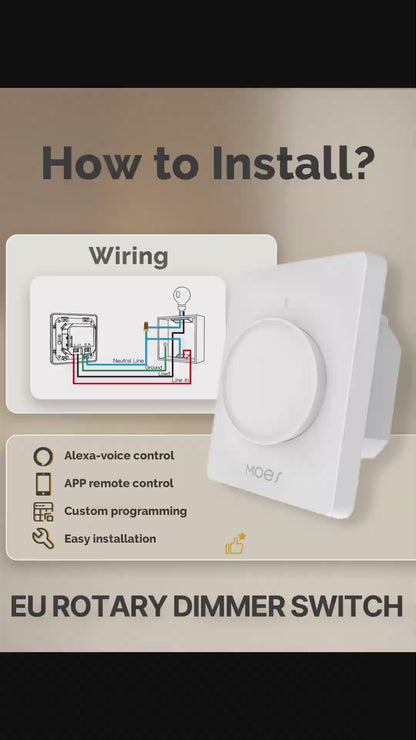 مفتاح ذكي للتعتيم دوار نظام zigbee تطبيق tuya-smart life