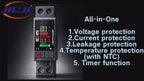 Tuya Wi-Fi smart single relay switch with temperature sensor, day and night.
