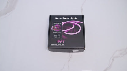 شريط إضاءة LED ذكي WiFi + Bluetooth مقاوم للماء (5 متر -10 متر) يعمل عن طريق تطبيق تويا