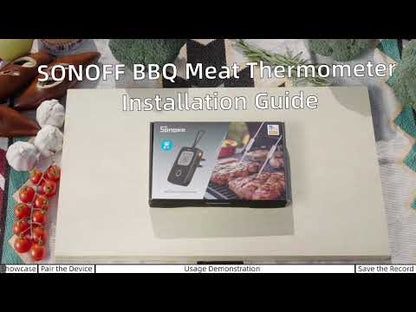 مقياس سونوف الذكي لدرجة حرارة لحوم الشواء والطبخ (BBQ) مع ميزة المراقبة الدقيقة | BMT01
