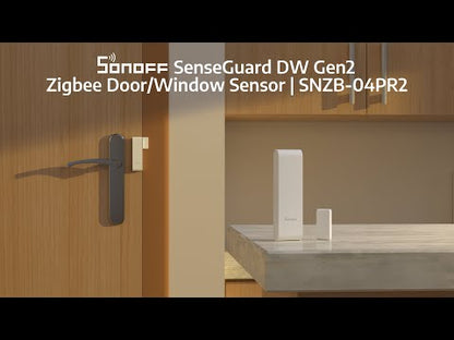 حساس الباب/الشباك الذكي SONOFF SenseGuard DW Gen2 بتقنية Zigbee | الموديل SNZB-04PR2