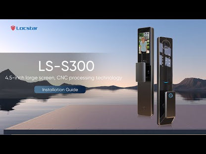 قفل باب ذكي بميزة التعرف على الوجه ثلاثية الابعاد 3D+ فيديو إنتركوم – نظام WIFI تطبيق  tuya-smart life