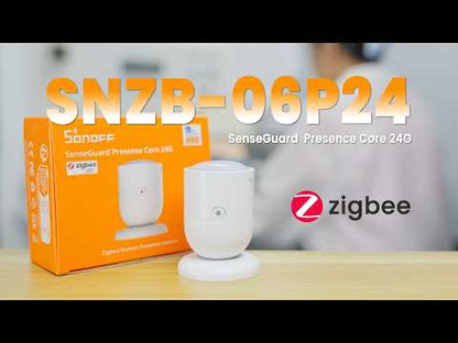 مستشعر التواجد البشري الذكي سونوف SenseGuard بتردد 24GHz بتقنية (Zigbee) | SNZB-06P24