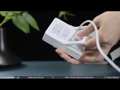 جهاز سونوف AirGuard الذكي لمراقبة جودة الهواء (PM2.5/PM10) بتقنية (Matter عبر Wi-Fi) | SAWF-07P