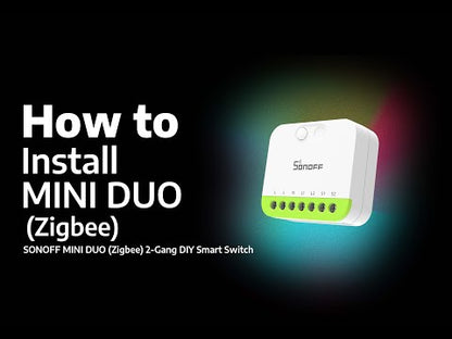 مفتاح سونوف ميني ديو (MINI DUO) الذكي ثنائي الخطوط بتقنية (Zigbee) | MINI-ZB2GS