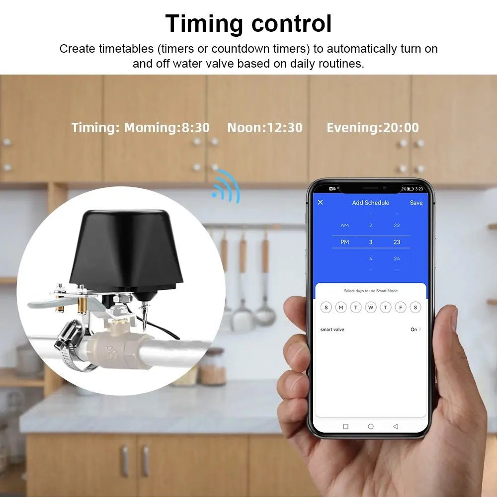 صمام ذكي للتحكم في الغاز والماء عبر Wi - Fi – تقنية متقدمة لحماية المنازل - SMARTIFY