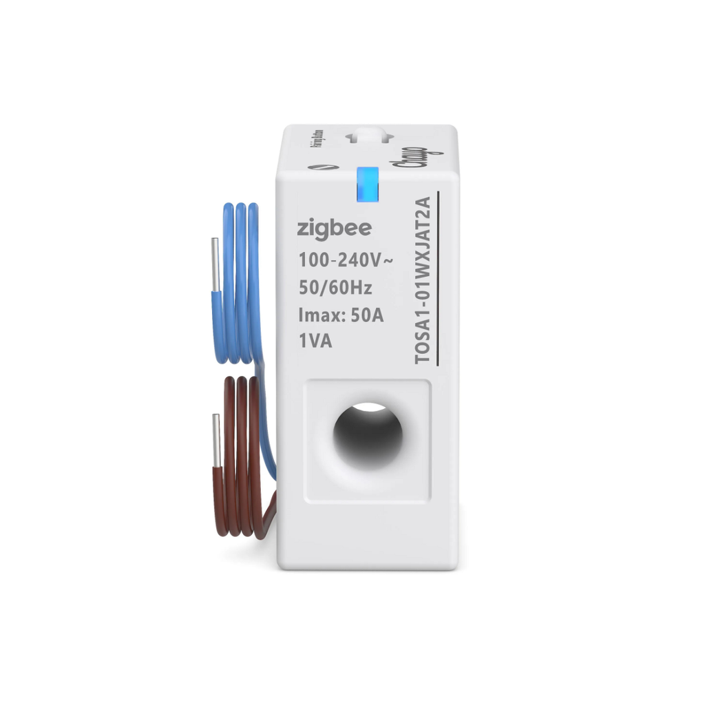 مراقب استهلاك الطاقة الذكي Tuya Zigbee مع محول تيار CT (1-50A) | دقة 99.5% وتوافق مع Smart Life