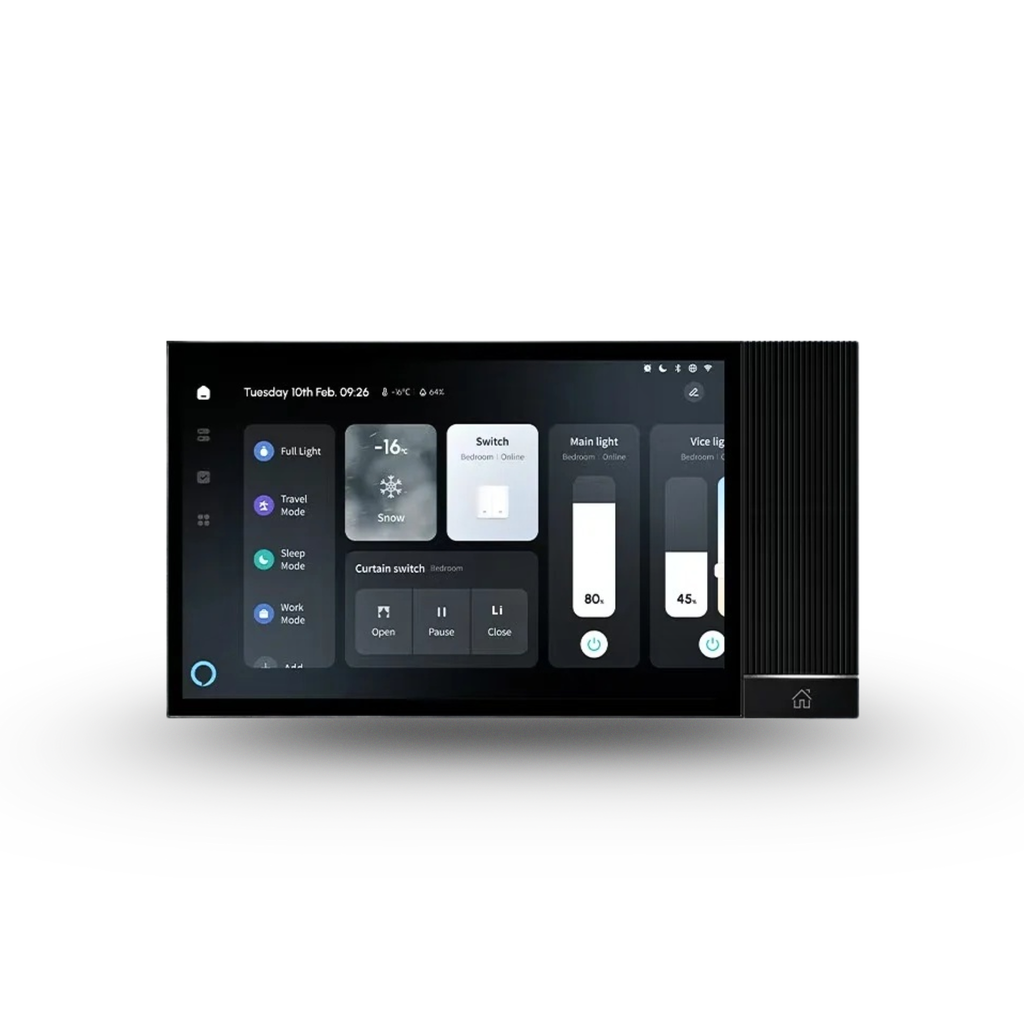 لوحة تحكم منزل ذكي 8 بوصة مع بوابة Zigbee/BLE وصوت أليكسا