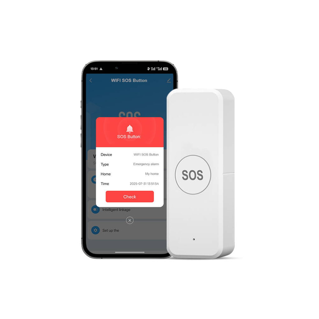 زر نداء طوارئ ذكي بتقنية Wi-Fi