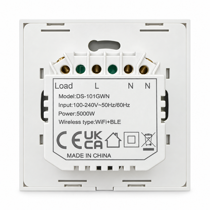 الجهة الخلفية للسوج DS-101GWN — 5000 واط، 100–240 فولت، Wi-Fi + BLE