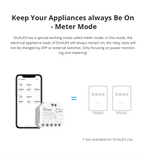وضع Meter لقياس قناتين دون التحكم بالتشغيل في DUALR3
