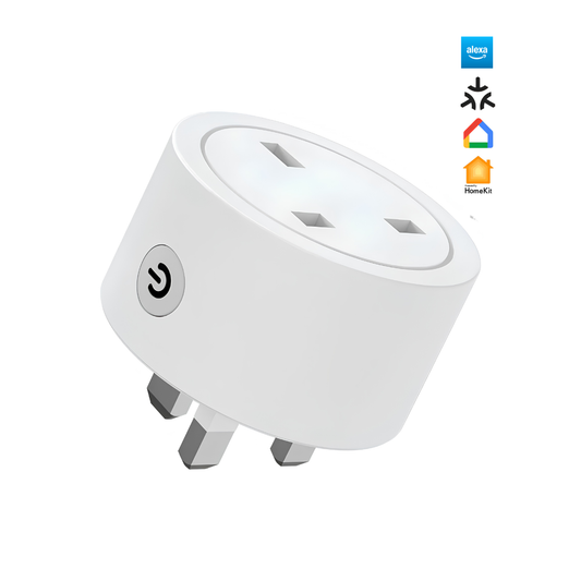 قابس ذكي Matter بقدرة 16 أمبير – واي فاي 2.4GHz مع مراقبة الطاقة والتحكم الصوتي ( وApple Home وAlexa وGoogle Assistant وSmartThings)