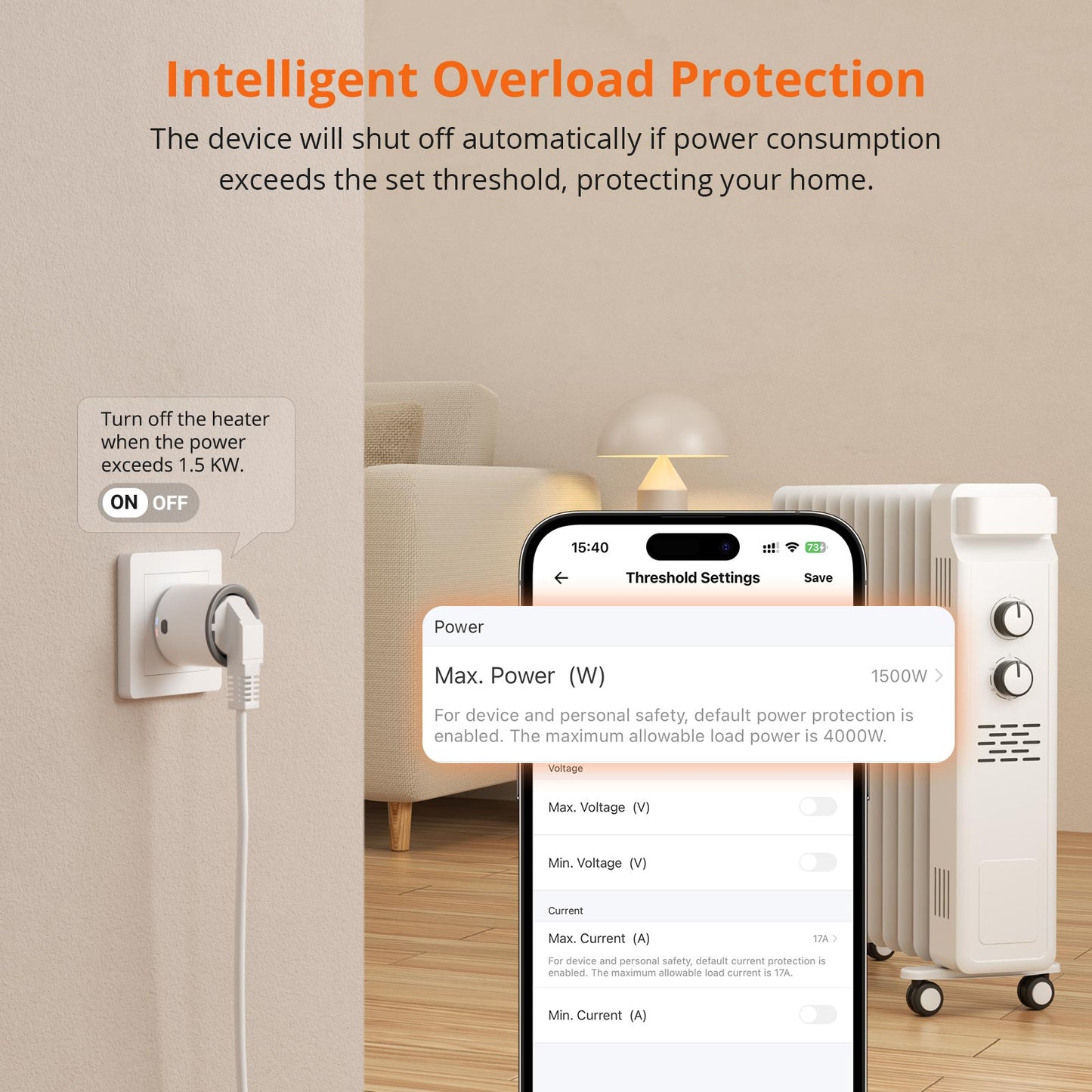 سونوف iPlug قابس ذكي متوافق مع Zigbee | سلسلة S60 (النوع البريطاني Type G)