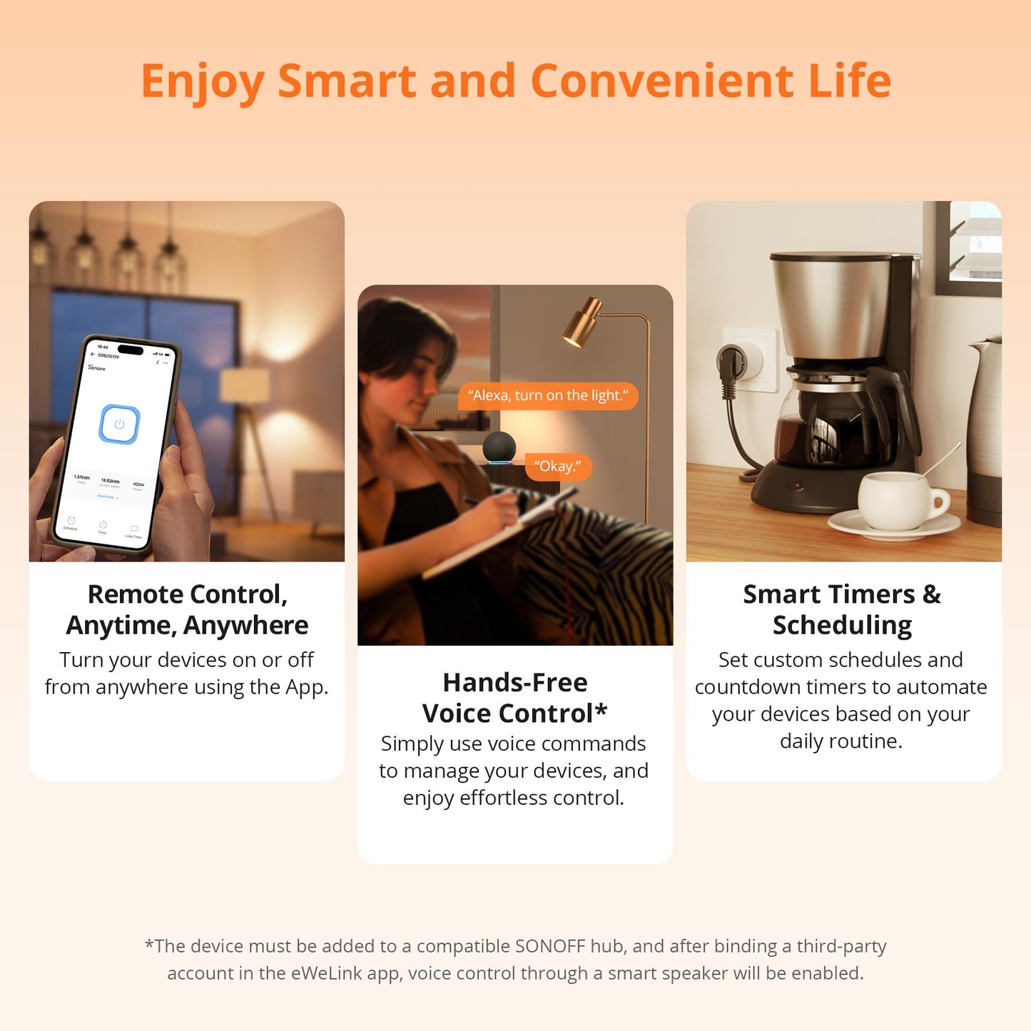 سونوف iPlug قابس ذكي متوافق مع Zigbee | سلسلة S60 (النوع البريطاني Type G)