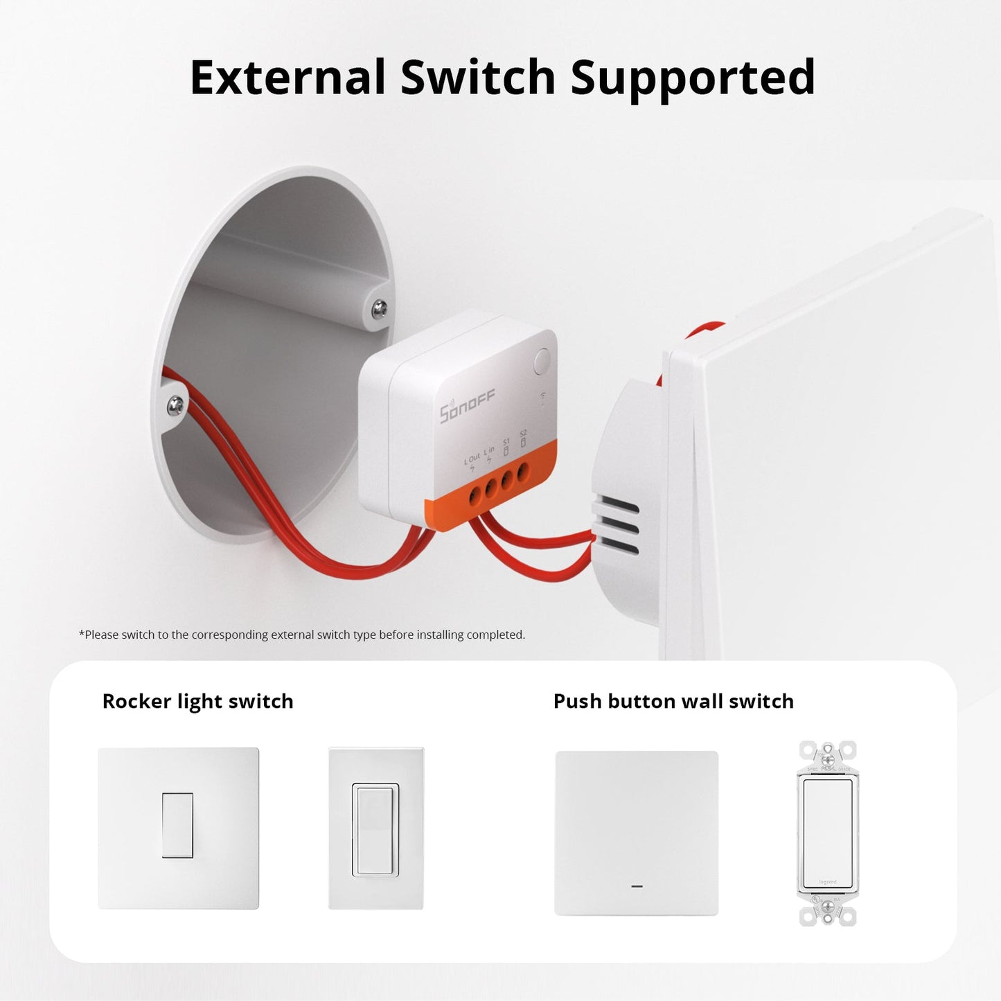 مفتاح سونوف ZBMINI Extreme الذكي بتقنية (Zigbee) | ZBMINIL2