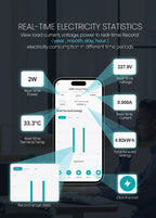 TOSMR1 real-time app readings — manufacturer illustration with example values