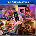 Tuya Matter Smart LED Bulb (WiFi) with E27 Base - Dimmable Color RGB Lighting (2700K-6500K)