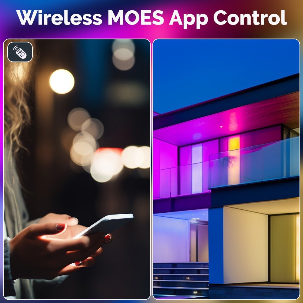 Tuya Matter Smart LED Bulb (WiFi) with E27 Base - Dimmable Color RGB Lighting (2700K-6500K)